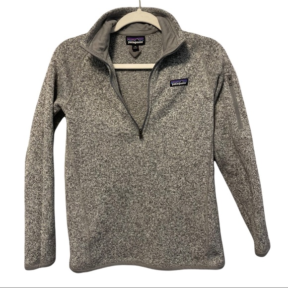 PATAGONIA BETTER SWEATER 1/4 ZIP PULLOVER XS WOMENS GREY - Picture 7 of 9